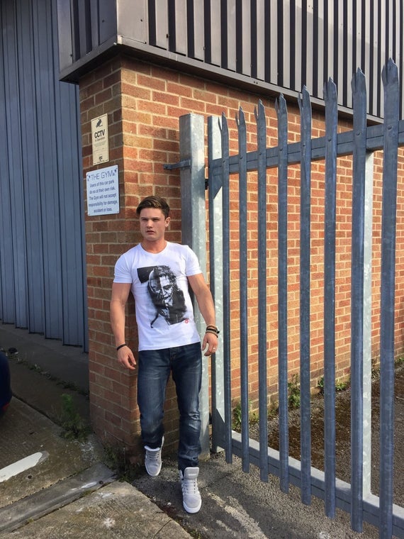 Bane Joker T-Shirt - Dark Knight - Heath Ledger half Tom Hardy