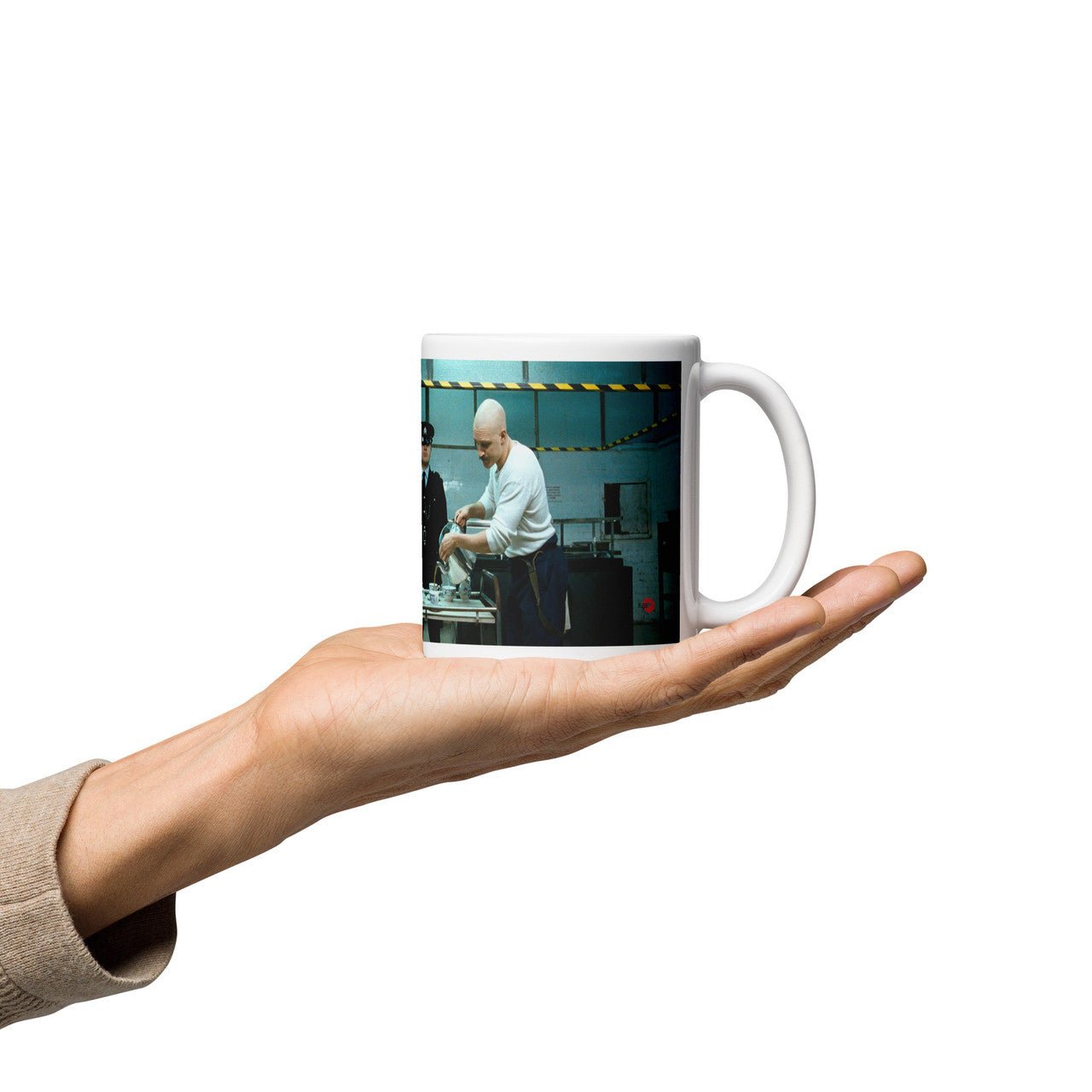 Charles Bronson White glossy mug - Tea Mate Quote Tom Hardy