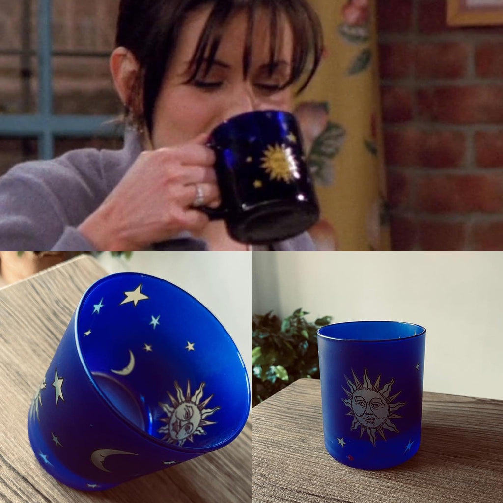 Celestial Sun & Moon Glass - Friends Inspired, 90s