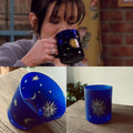 Celestial Sun & Moon Glass - Friends Inspired, 90s