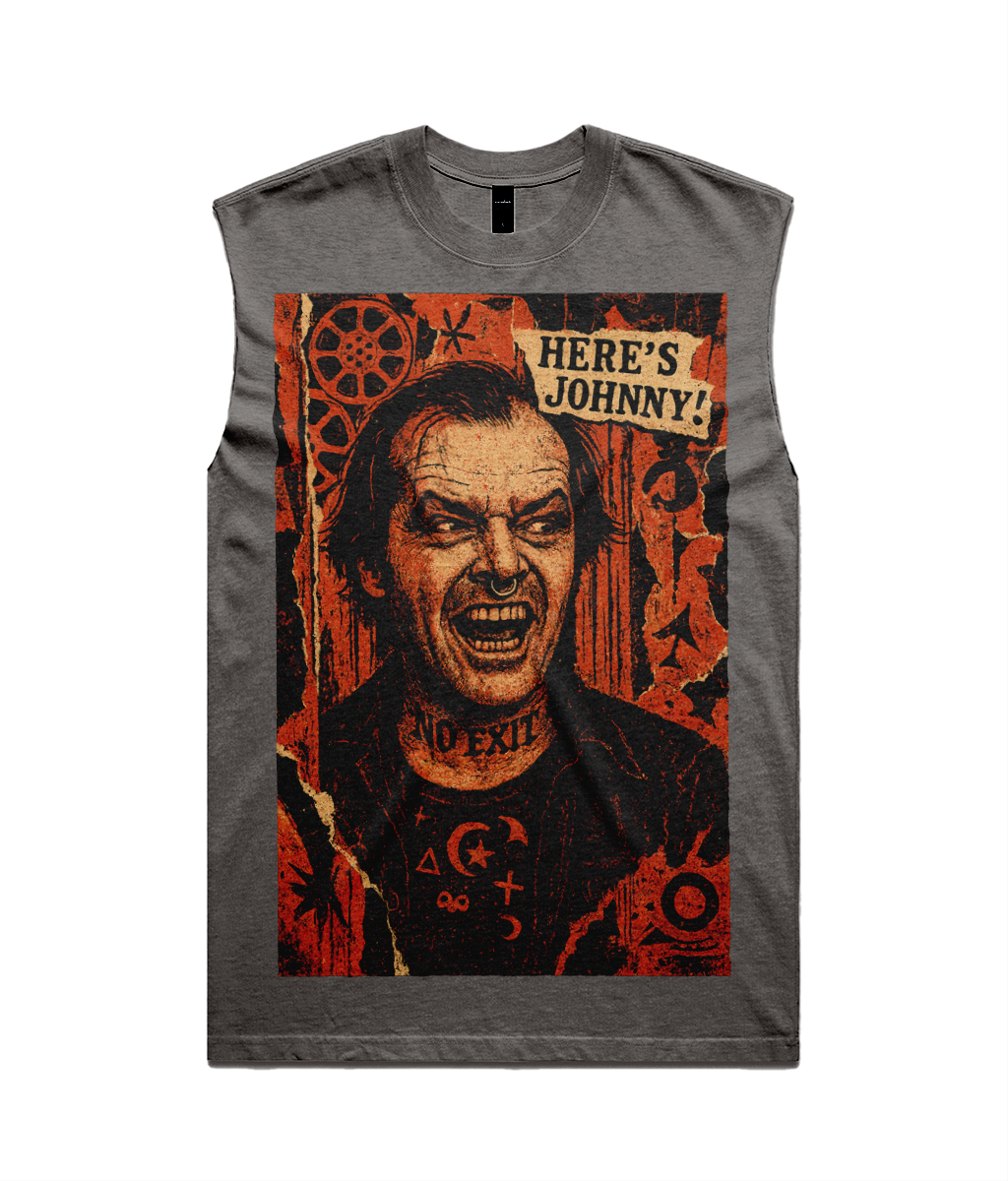 Here's Johnny Alt Heavy Faded Tank Top - The Shining