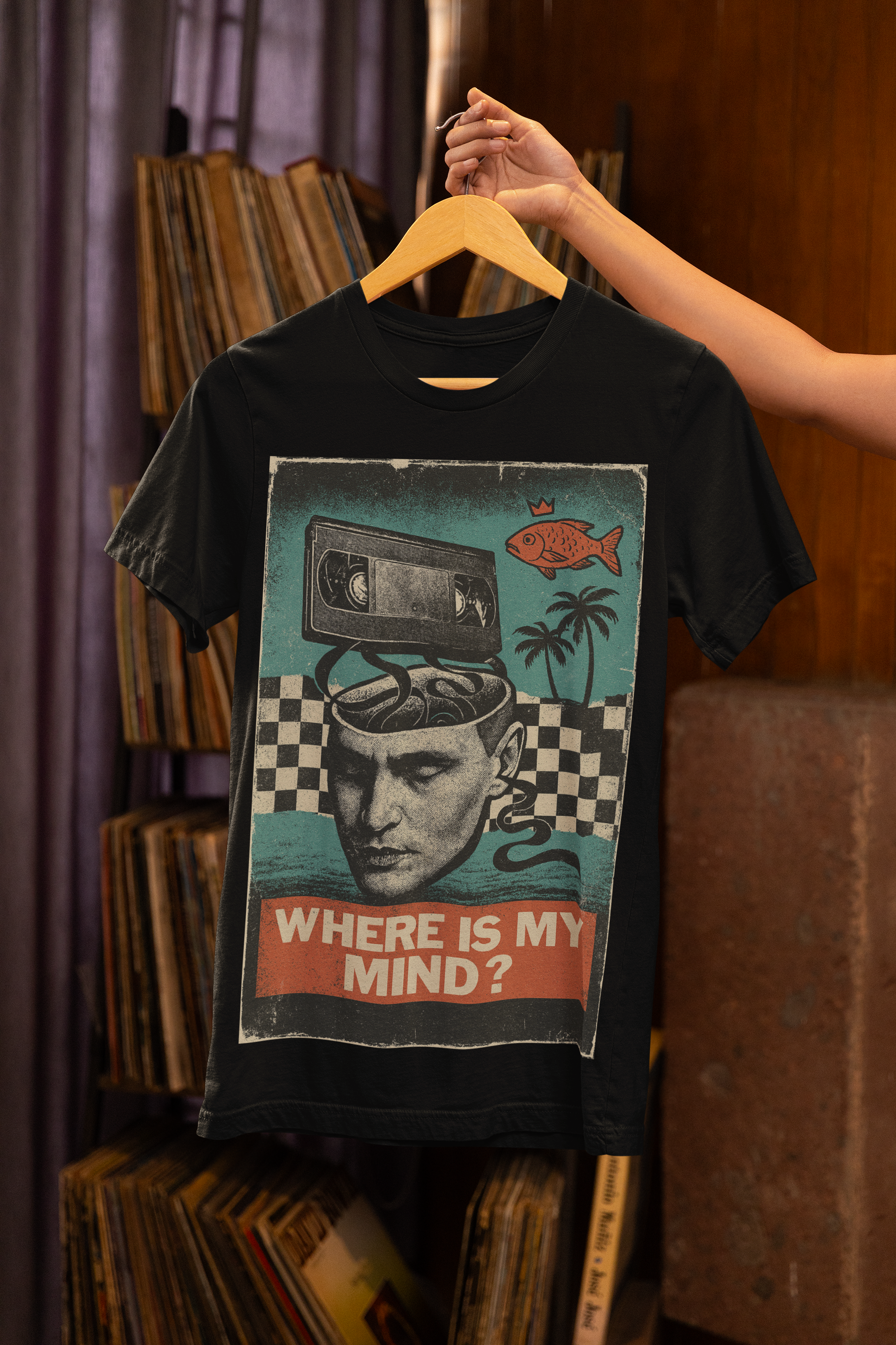 Where Is My Mind? Retro Pixies T-Shirt – VHS Aesthetic Graphic Tee