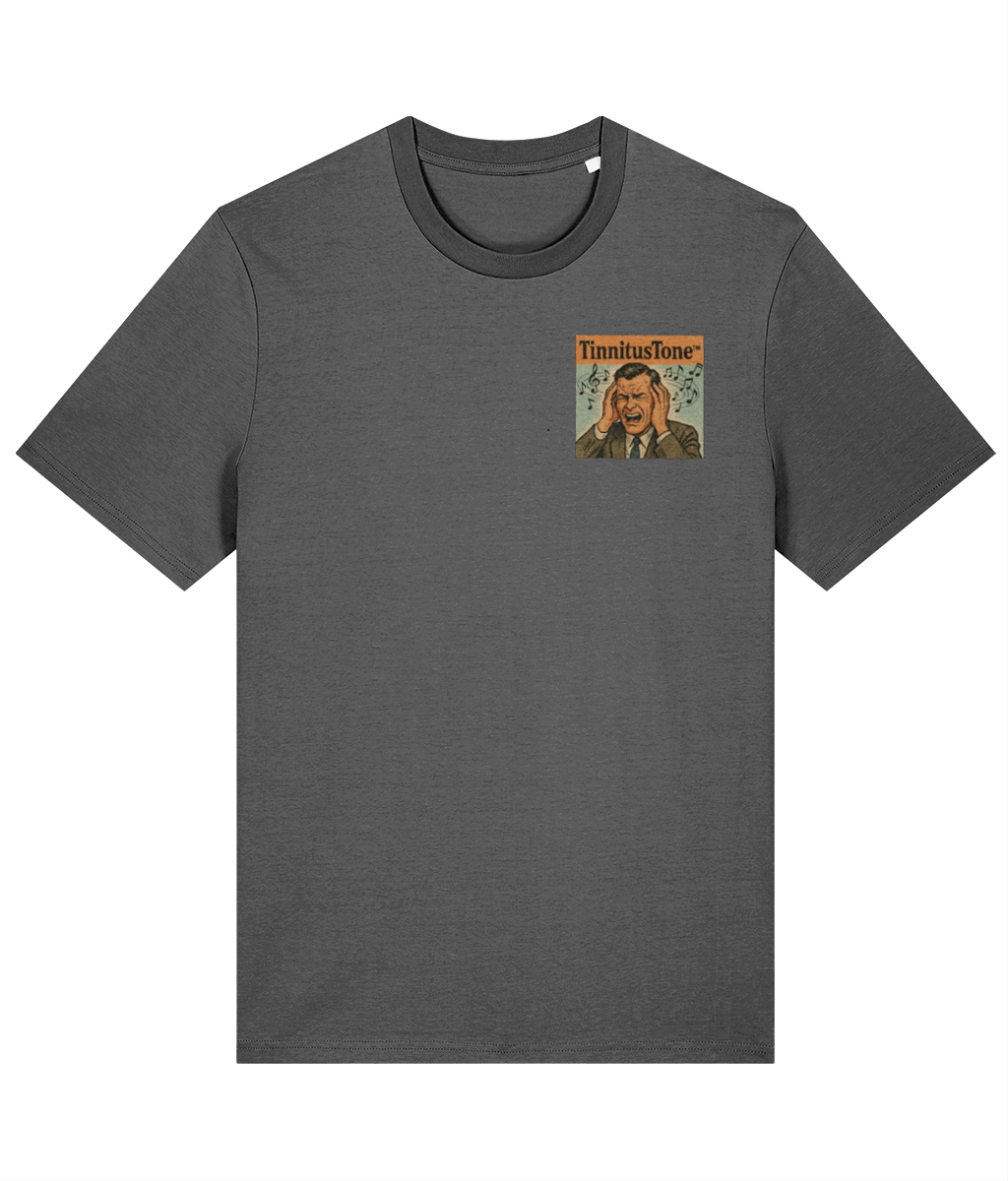 Tinnitus Tone Unisex organic cotton t-shirt - The Sound that Stays With You