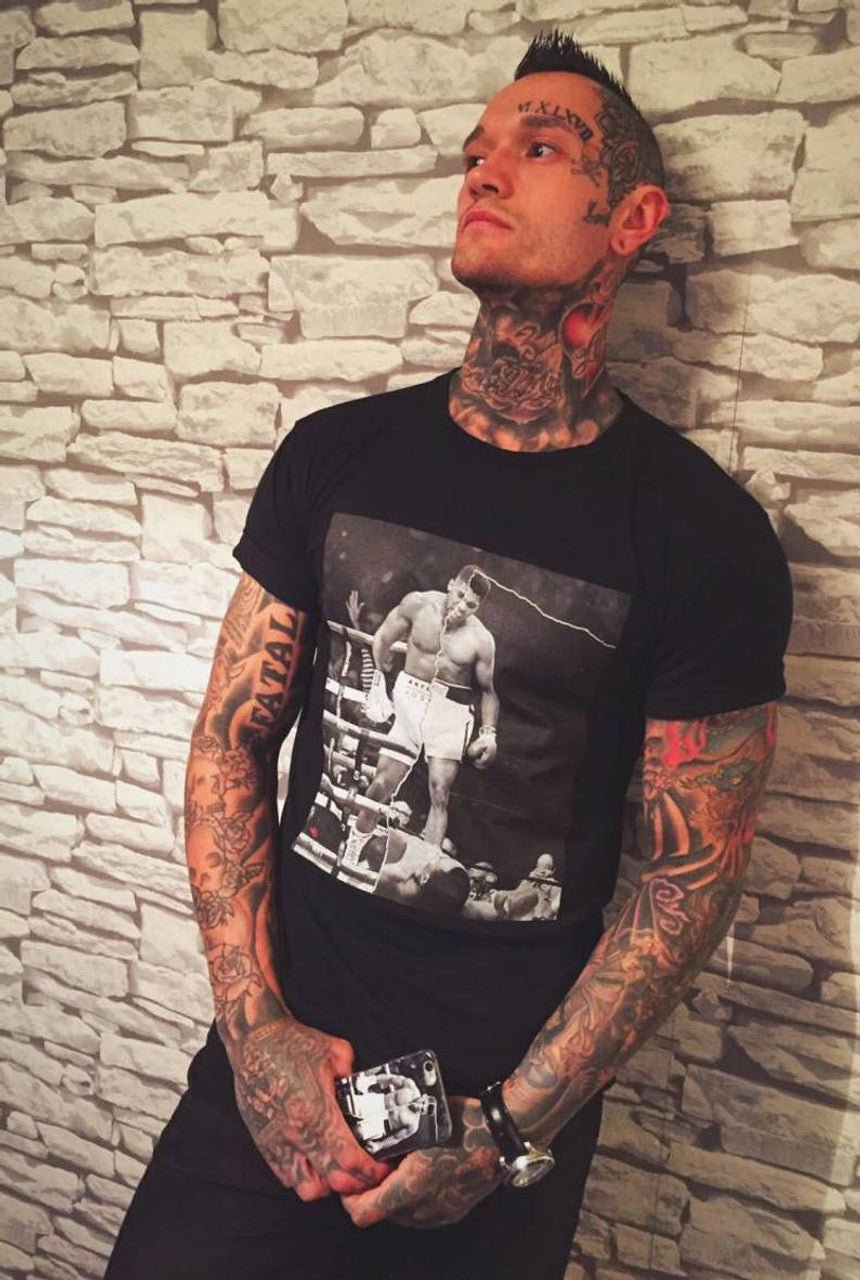 AJ/Ali KiSS Unisex organic cotton t-shirt - Anthony Joshua V Muhammad Ali