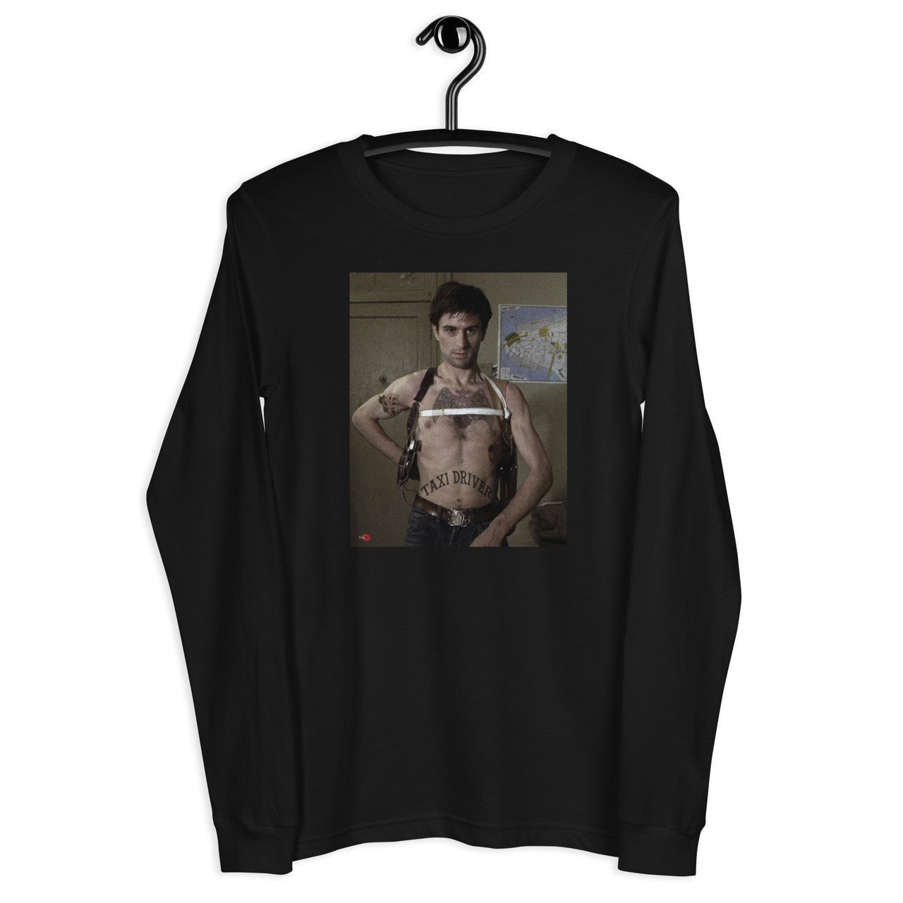 Tattooed Taxi Driver Unisex Long Sleeve Tee - 70s Robert De Niro Travis
