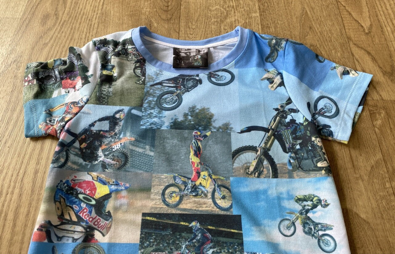 MotoX Kids Biker T-Shirt - Motocross Bikes