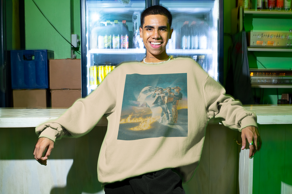 BTTF Trilogy Sweatshirt – Retro Unisex Relaxed Fit