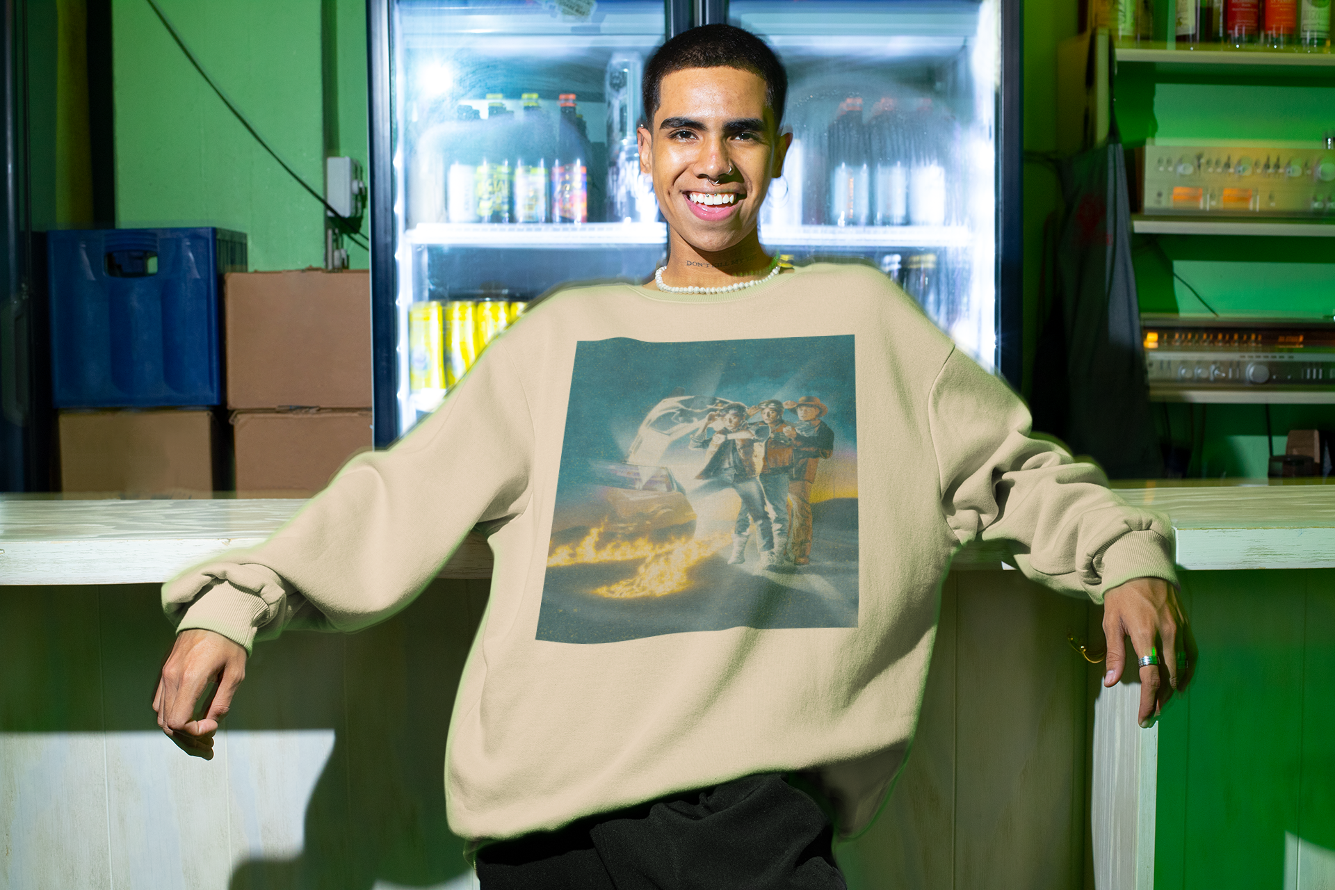 BTTF Trilogy Sweatshirt – Retro Unisex Relaxed Fit