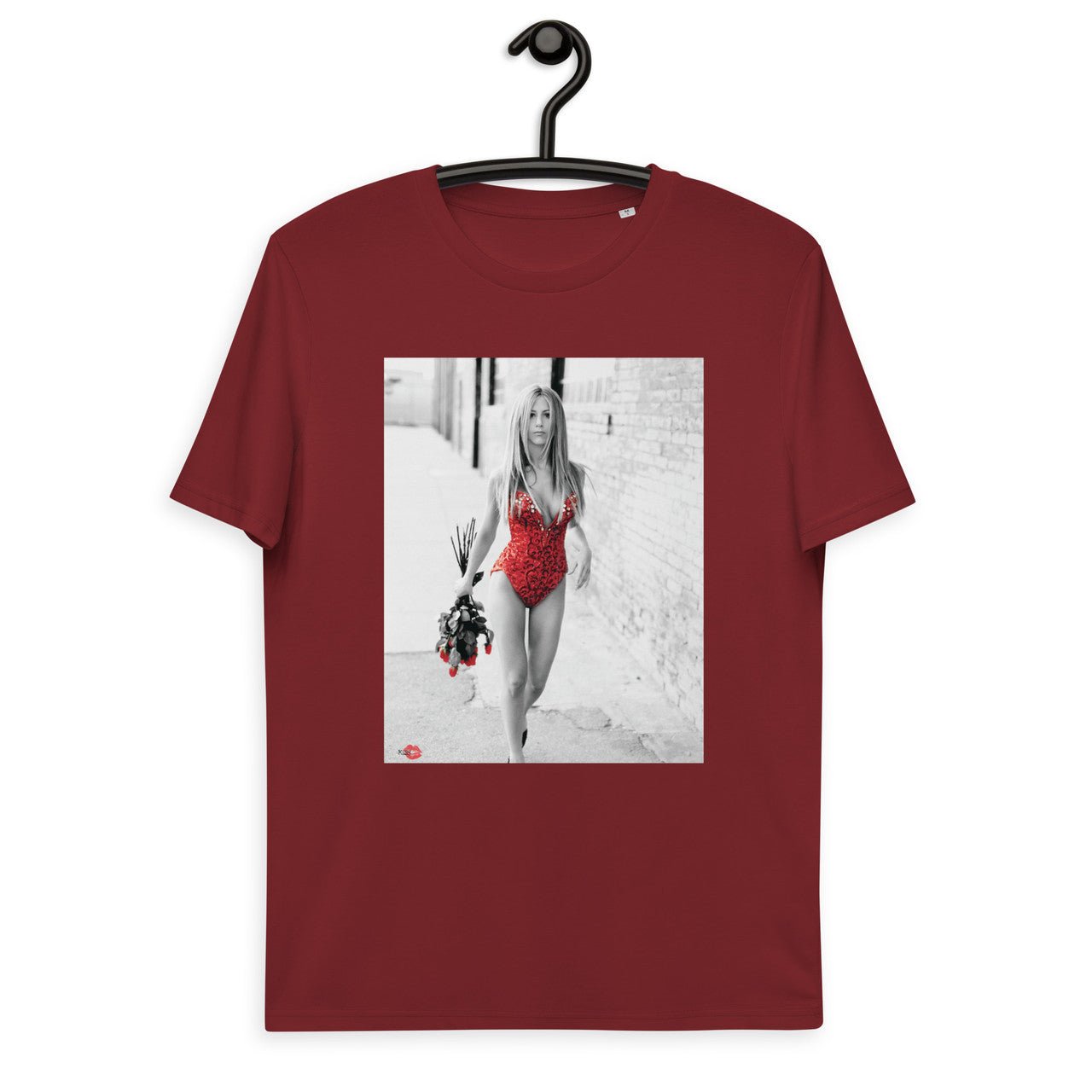 Jennifer Aniston Unisex organic cotton t-shirt - Red 90s 00s Friends