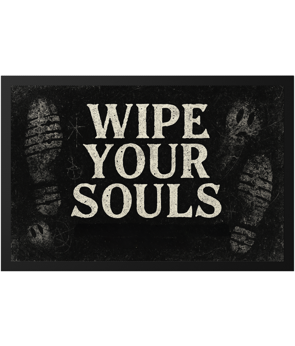 Dark Humour Indoor Doormat | 4 Designs | Gothic Home Decor | 60x40cm Non-Slip