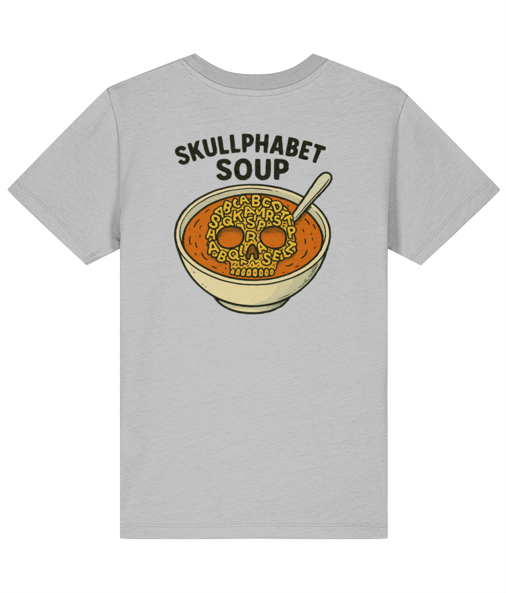 Skullphabet Soup Organic Cotton Kids T-Shirt