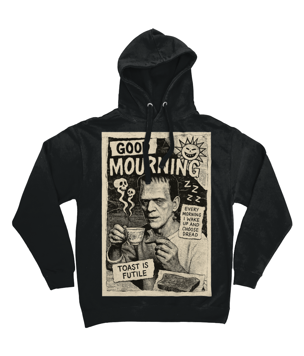 Good Mourning Frankenstein Hoodie – Alternative Gothic Hoodie