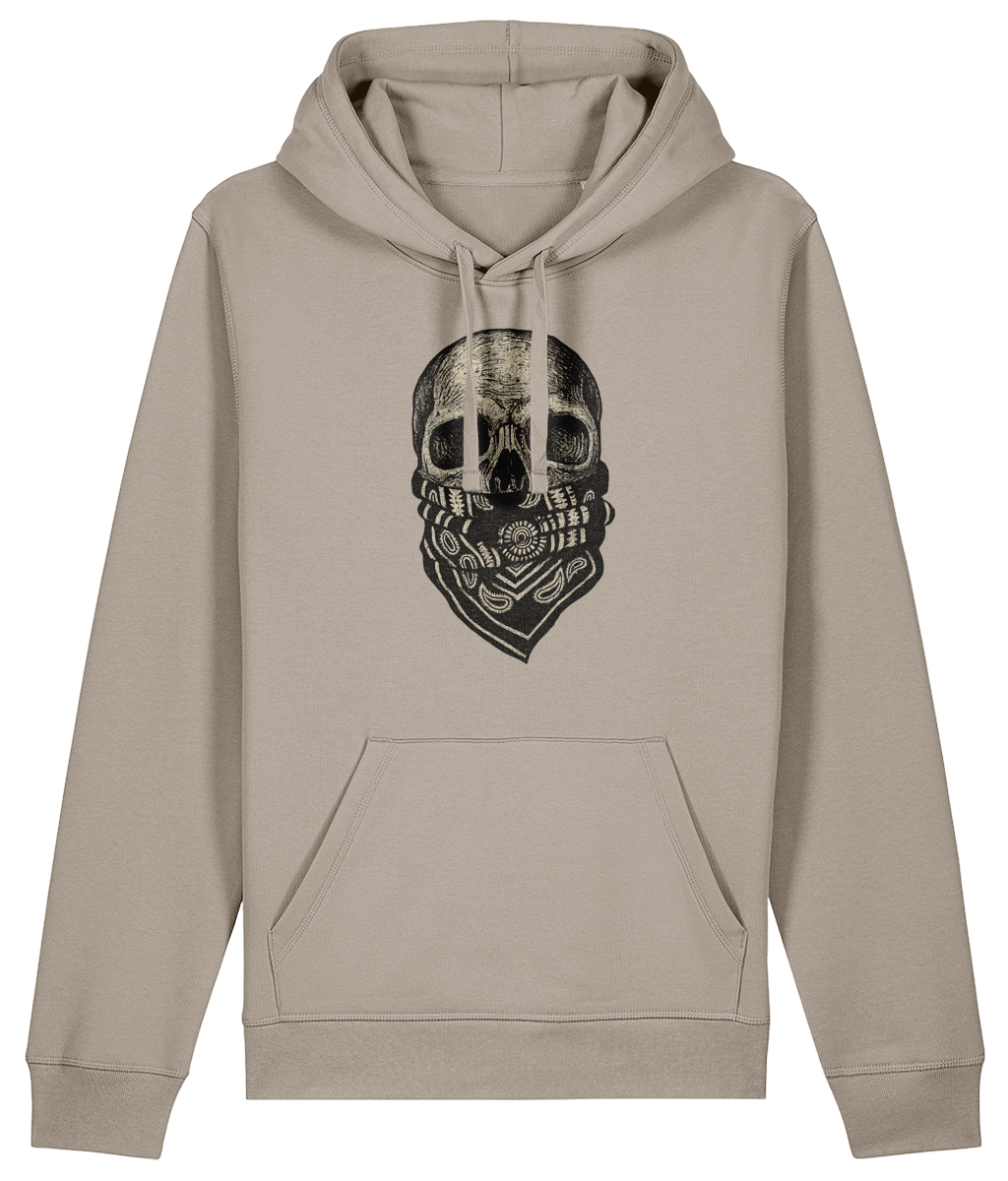 Skull Hoodie Unisex – Organic Cotton & Recycled Polyester | Streetwear