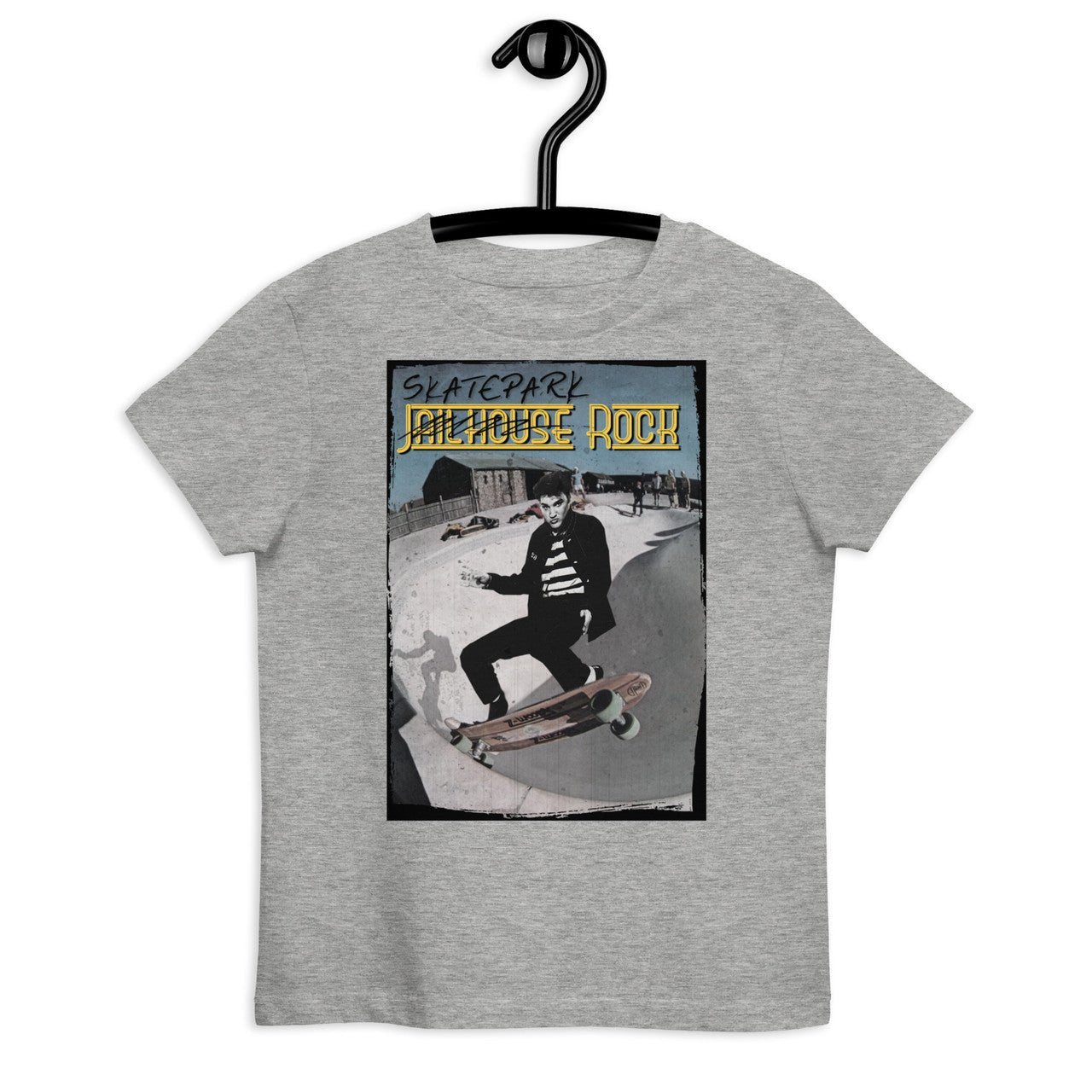Elvis Presley Skater Organic cotton kids t-shirt - Skatepark Jailhouse rock