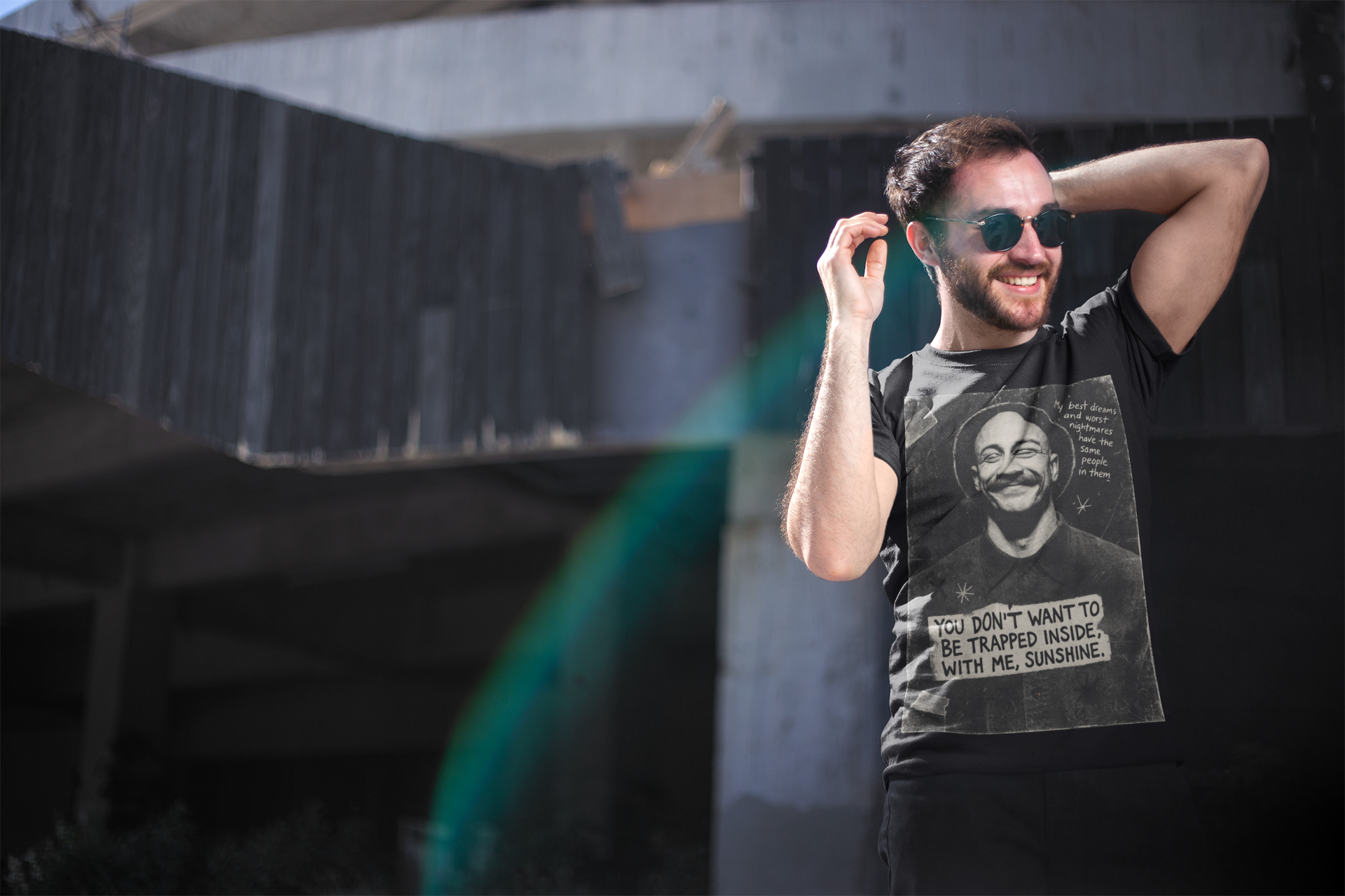 Bronson "You Don’t Want to Be Trapped Inside" Tom Hardy T-Shirt | 100% Cotton