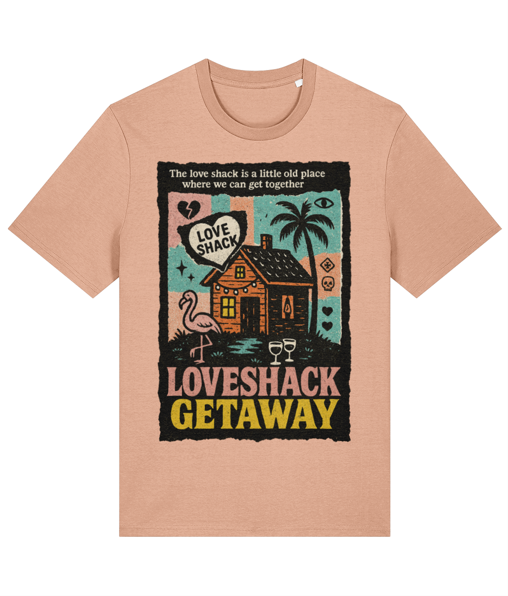 Loveshack Getaway Unisex organic cotton t-shirt - Summer