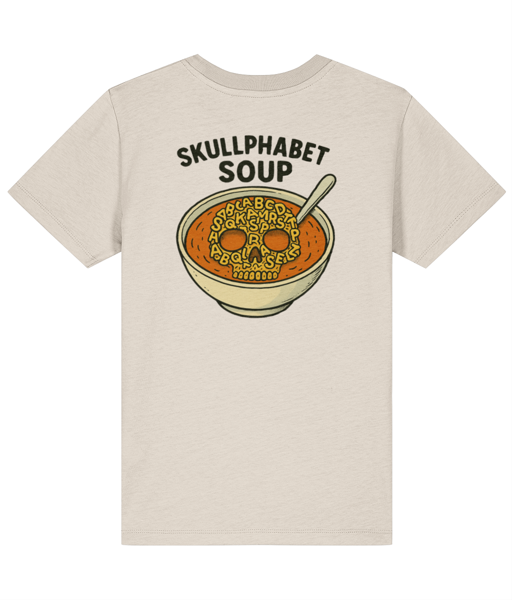 Skullphabet Soup Organic Cotton Kids T-Shirt