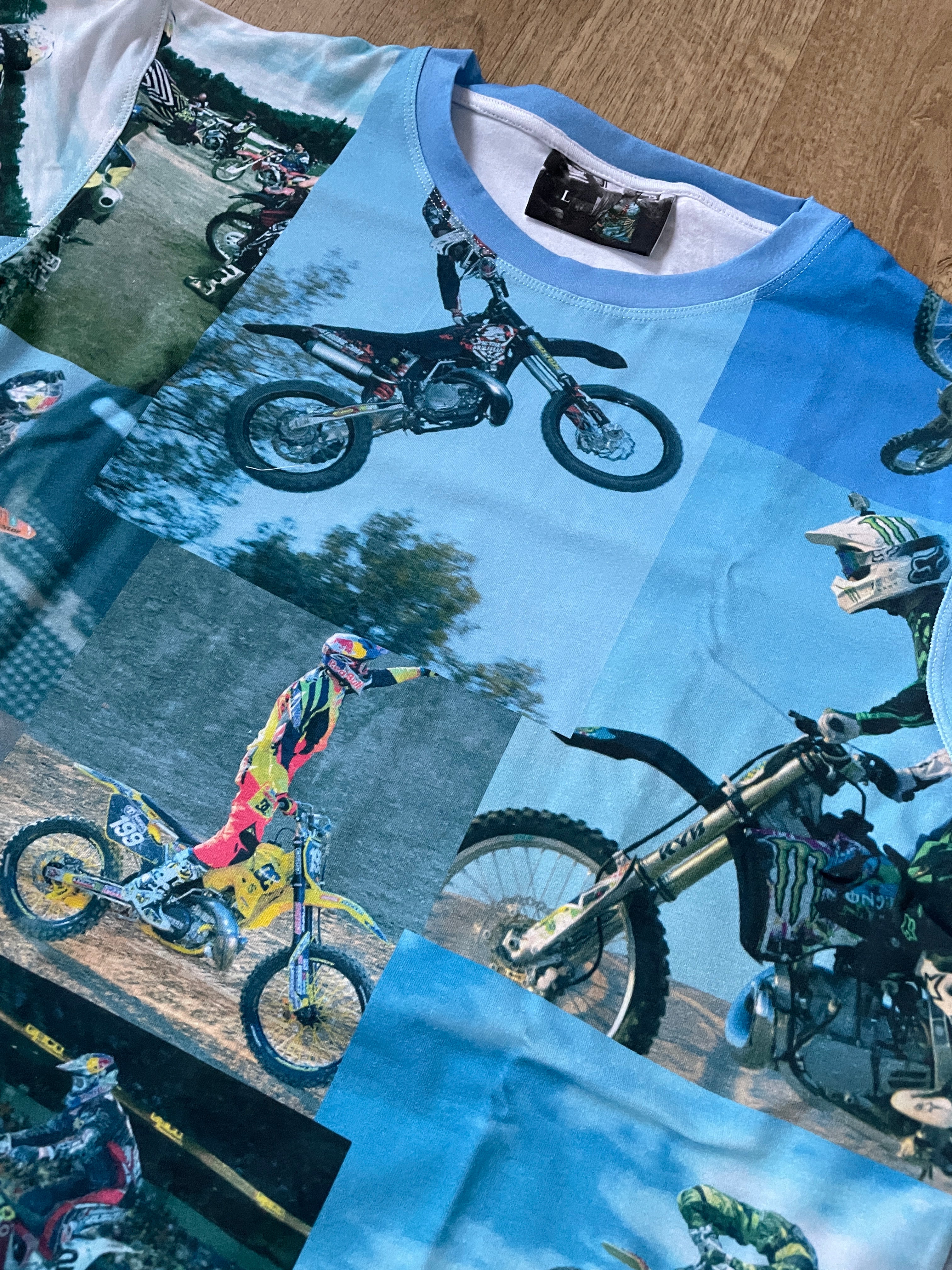 Motocross Motorcycle T-Shirt – Fight Club Tyler Durden Cosplay