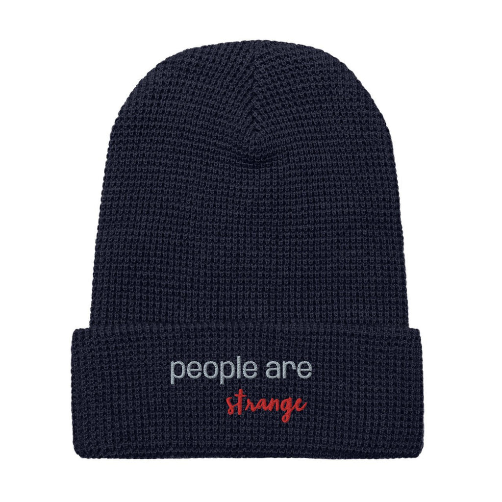 People Are Strange Waffle beanie - Embroidered