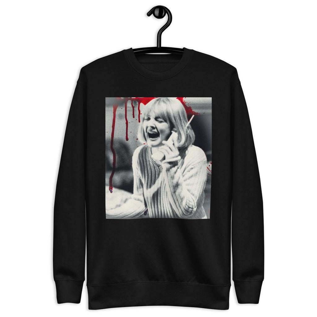 Barrymore Scream Unisex Premium Sweatshirt - Drew 90s slasher movie