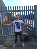 Bane Joker T-Shirt - Dark Knight - Heath Ledger half Tom Hardy