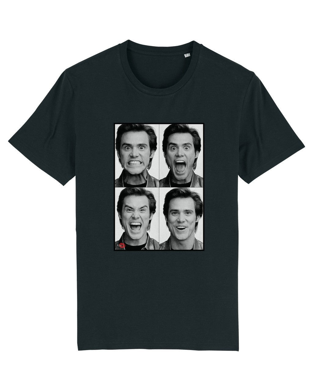 Jim Carrey KiSS T-Shirt - Mask, Ace Ventura, Liar Liar - Movie Fan