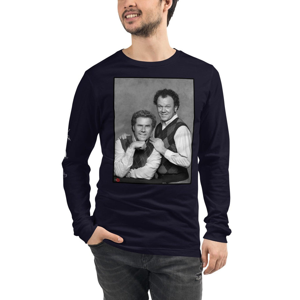 Step Bros Unisex Long Sleeve Tee - Will Ferrell John C Reilly Brothers Funn