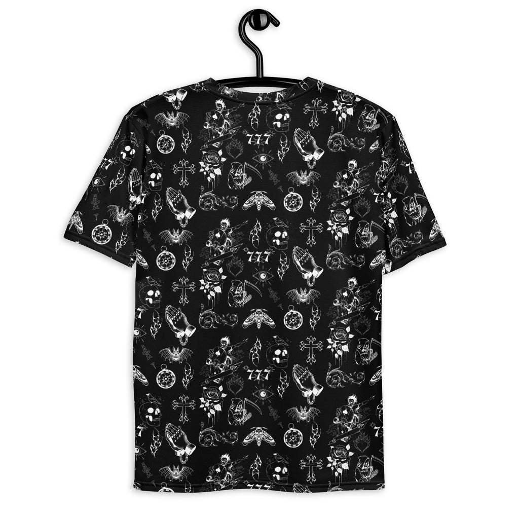 Tattoo Print All Over t-shirt - Black