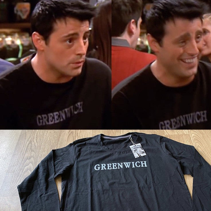 Greenwich KiSS Long Sleeved T-Shirt - New York The Village - Joey Tribbiani