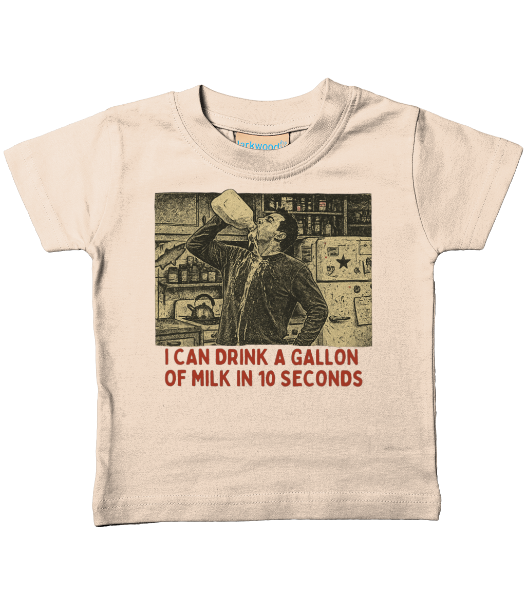 Joey Gallon of Milk Baby T-Shirt – Funny Friends-Inspired Baby Tee