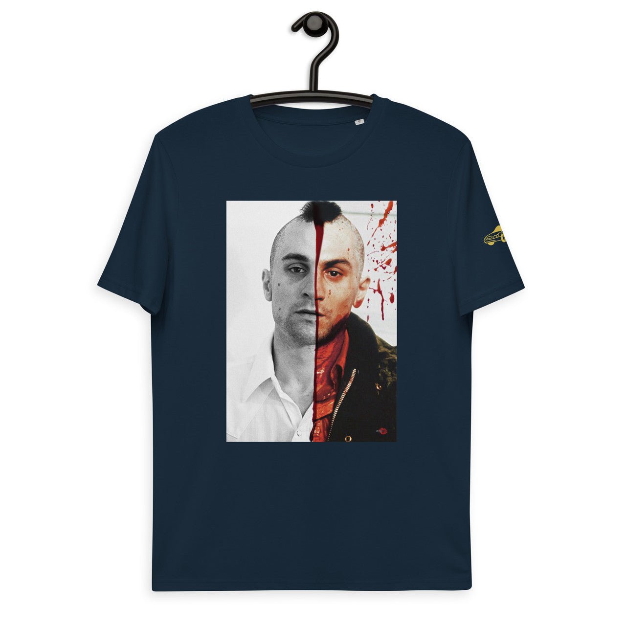 Taxi Driver KiSS Unisex organic cotton t-shirt - Half Travis De Niro 70s