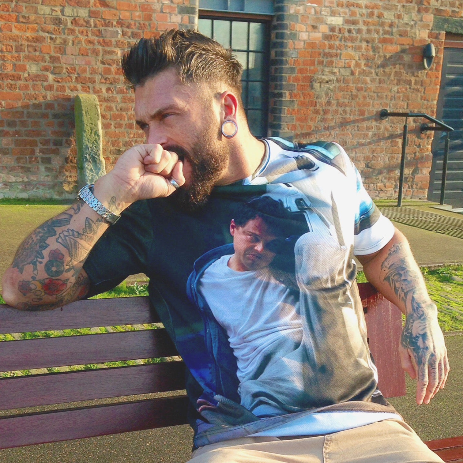 Wall Street Lamborghini Scene t-shirt - Leonardo DiCaprio