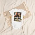 Woke Up Like This Organic cotton baby bodysuit - ET 80s movie