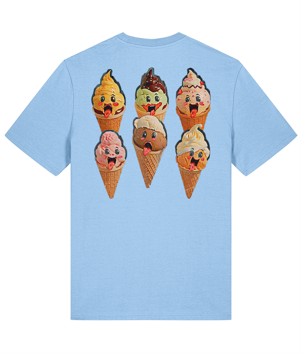 We All Scream For Ice Cream Unisex organic cotton t-shirt - Summer Tee