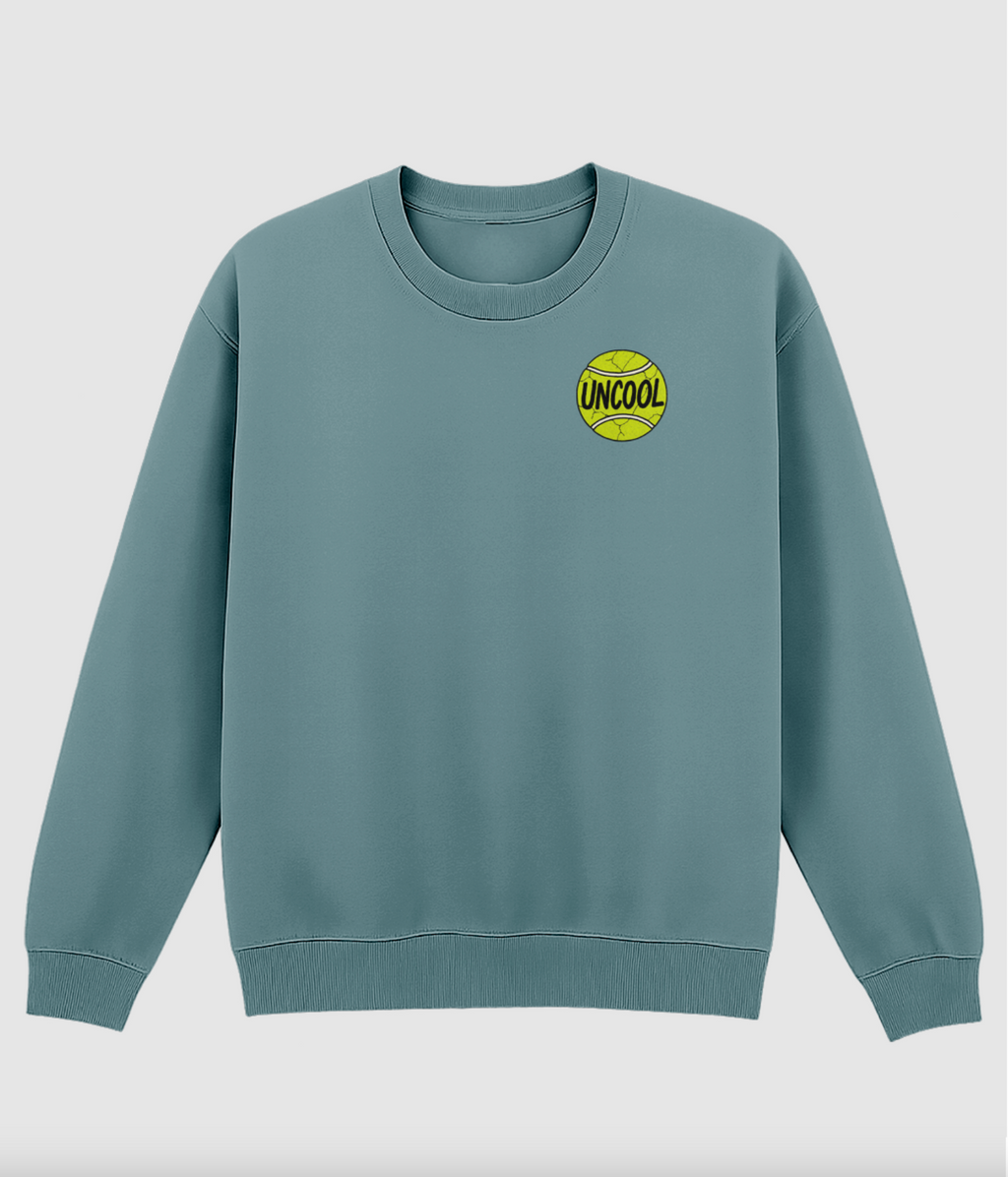 Tennis Courts Sweatshirt | Lorde-Inspired Retro Skeleton Graphic | Uncool