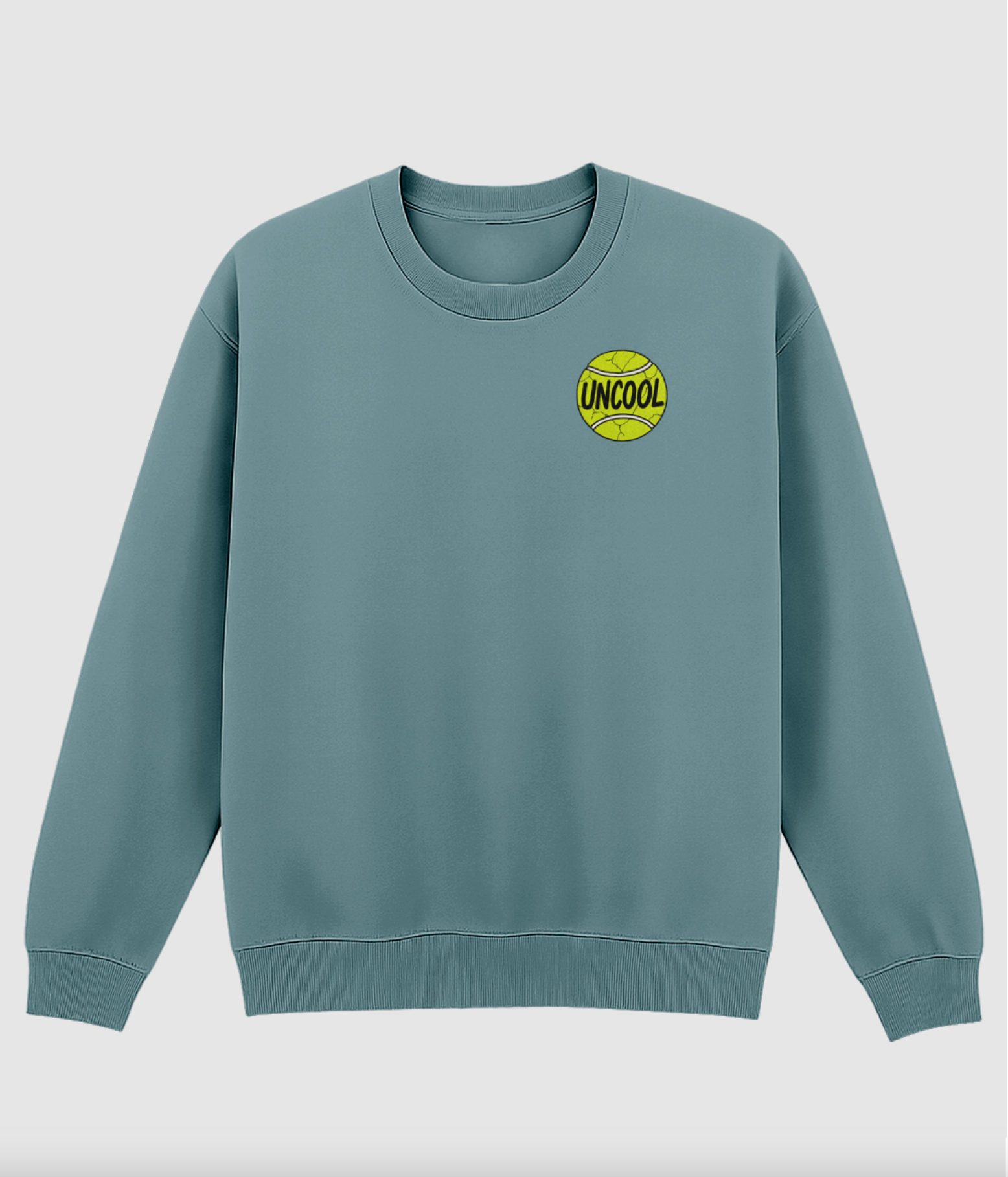 Tennis Courts Sweatshirt | Lorde-Inspired Retro Skeleton Graphic | Uncool
