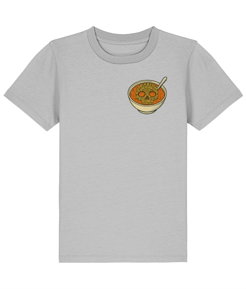 Skullphabet Soup Organic Cotton Kids T-Shirt