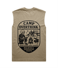 Camp Overthink Heavy Faded Khaki Tank Top - Existential Nights