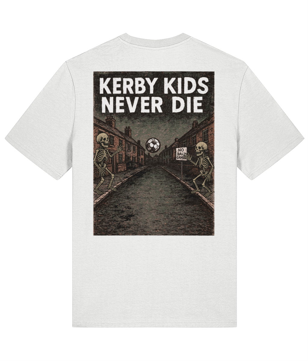 Kerby Kids Never Die – 100% Cotton Nostalgia Tee