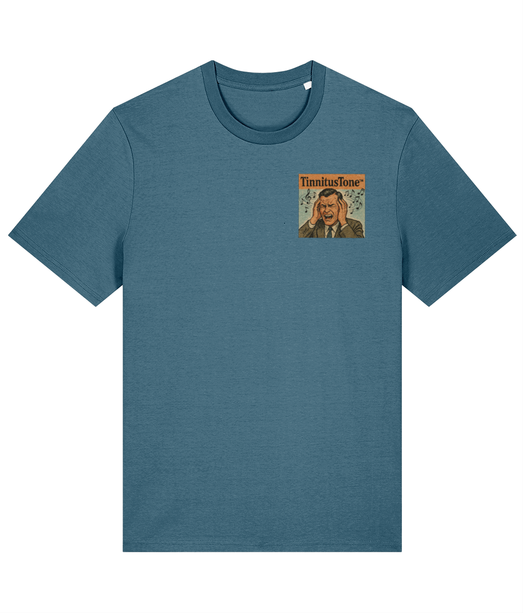 Tinnitus Tone Unisex organic cotton t-shirt - The Sound that Stays With You