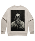Smoking Skull Sweatshirt – Unisex Relaxed Fit Crewneck | Arctic Monkeys Inspired