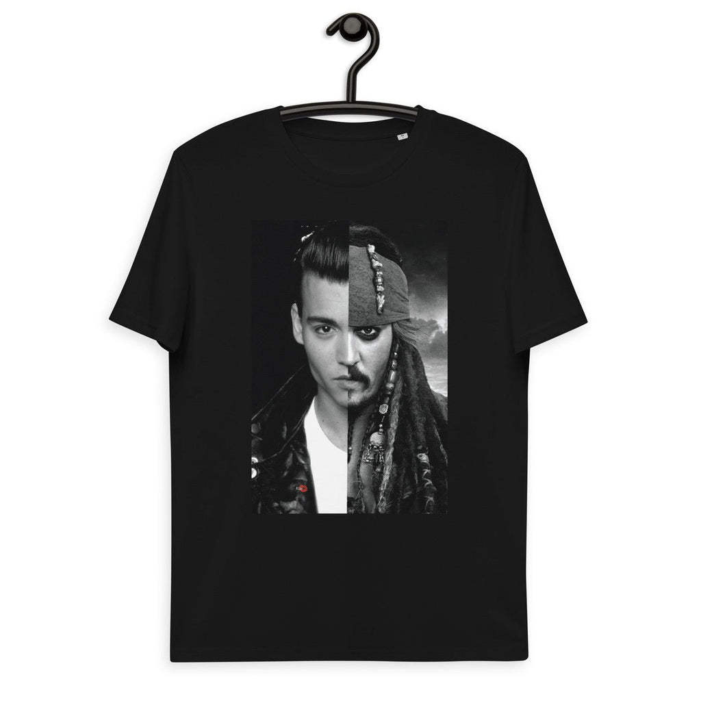 Depp Unisex organic cotton t-shirt - Jack Sparrow Cry Baby