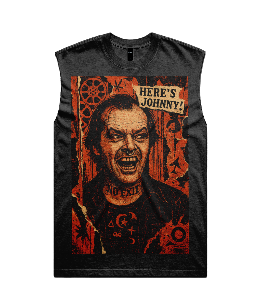 Here's Johnny Alt Heavy Faded Tank Top - The Shining