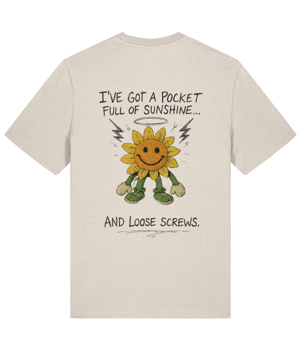 Pocket Full of Sunshine Unisex organic cotton t-shirt - Sunny