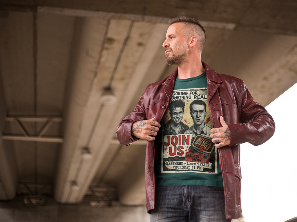 Fight Club Recruitment Poster T-Shirt – 100% Cotton