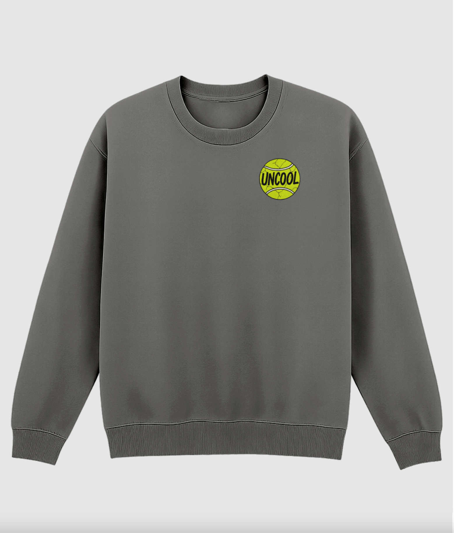 Tennis Courts Sweatshirt | Lorde-Inspired Retro Skeleton Graphic | Uncool