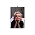 Marilyn Tattooed Satin poster - Monroe Inked Home Decor Tattoo