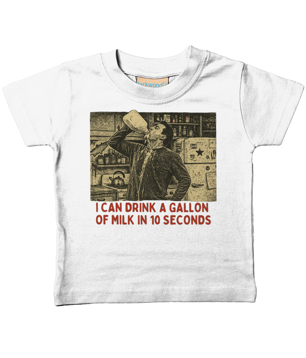 Joey Gallon of Milk Baby T-Shirt – Funny Friends-Inspired Baby Tee