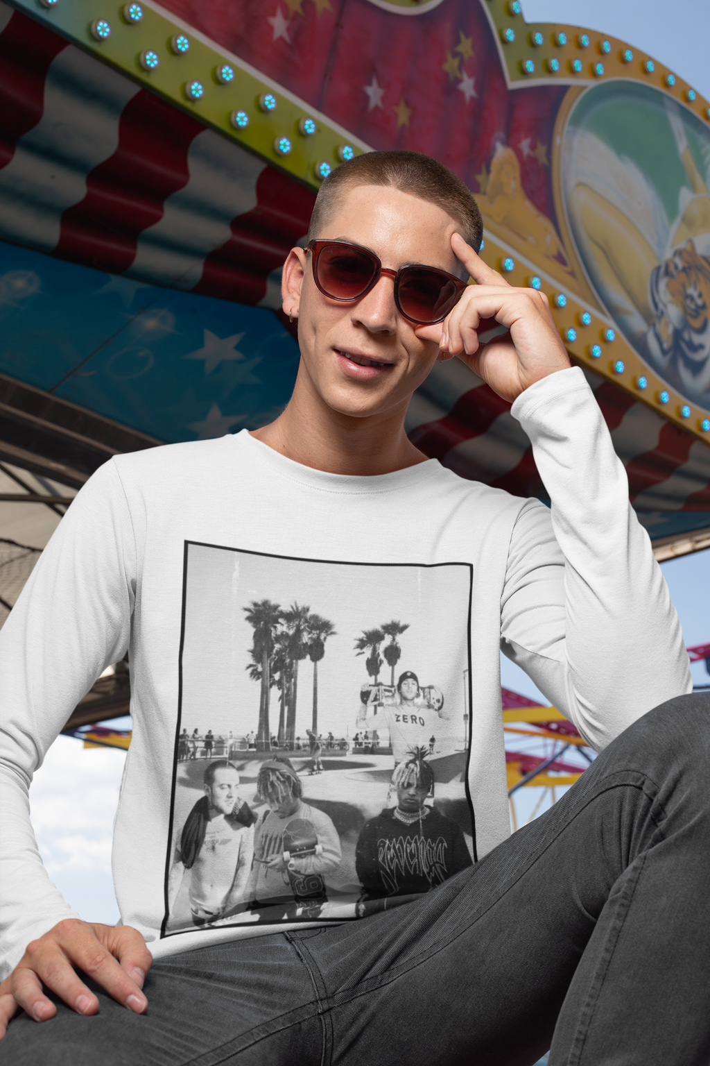 Long Sleeve Tee – Mac Miller, Juice WRLD, Lil Peep & XXXTentacion Tribute