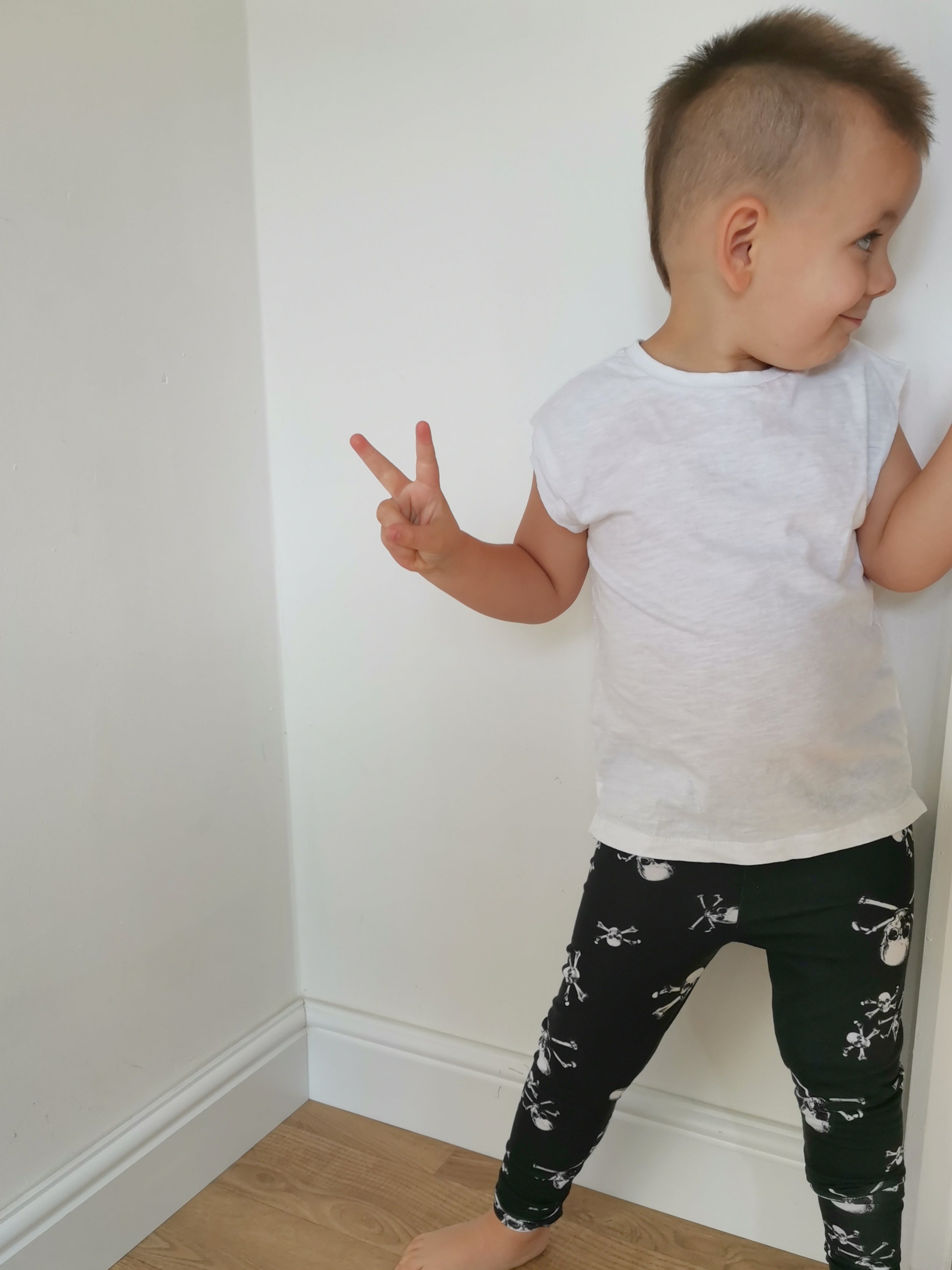 Kids Skull Print Leggings